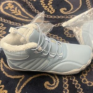 Men's Sky Blue Insulated Snow Boots